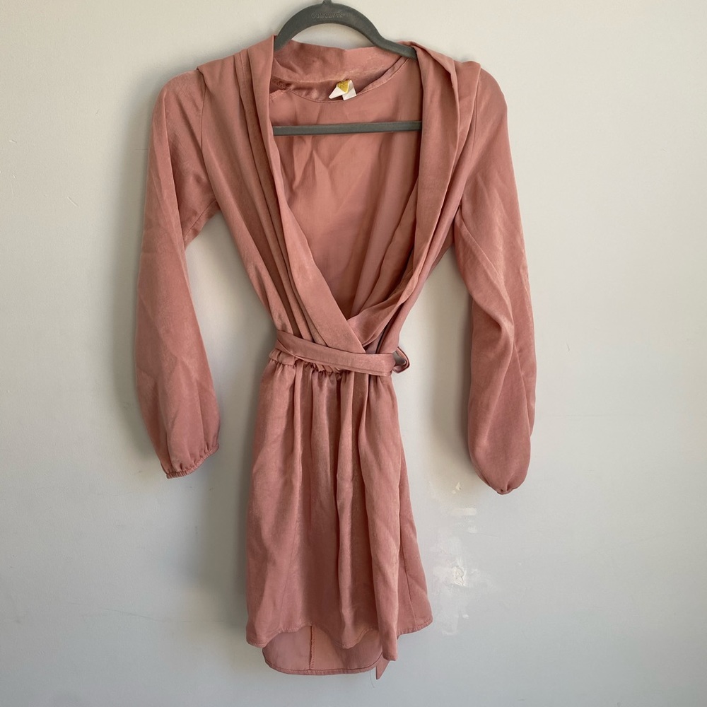 Satin Style Mini Dress